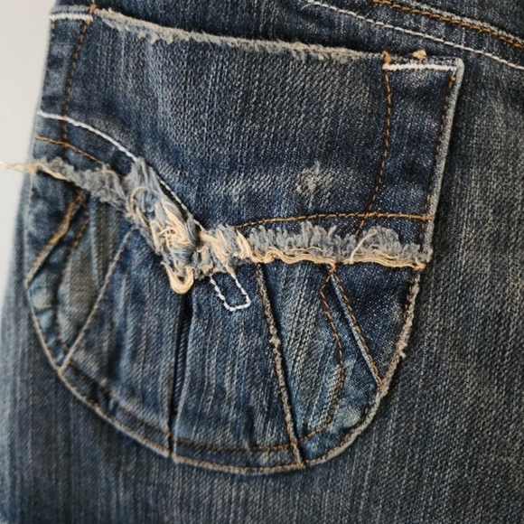 Von Dutch Vintage Y2K Designer Jean Denim Mini Skirt RARE NWOT EUC - Picture 7 of 8